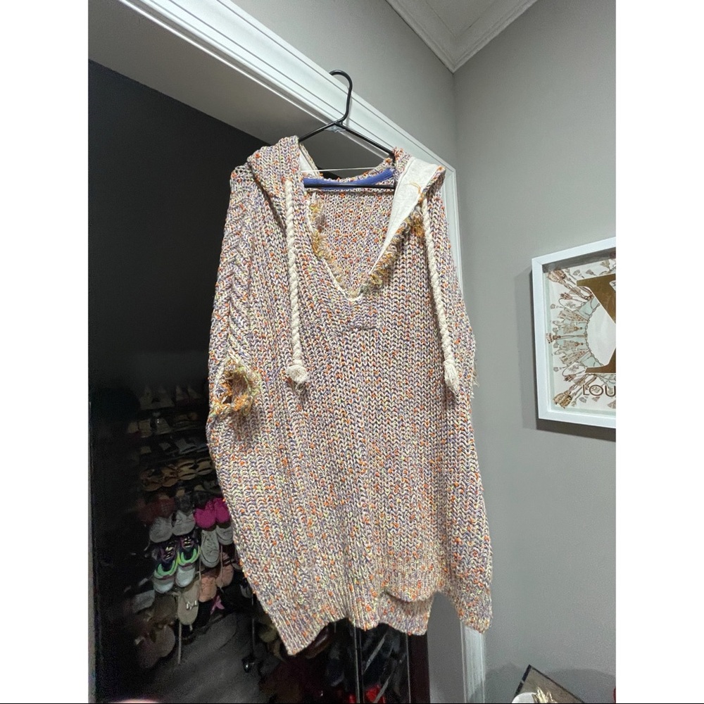 Free People Knit Pull Over Sweater